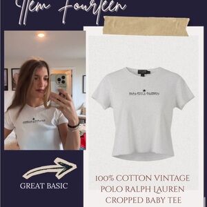 Ralph Lauren White Short Sleeve Tee